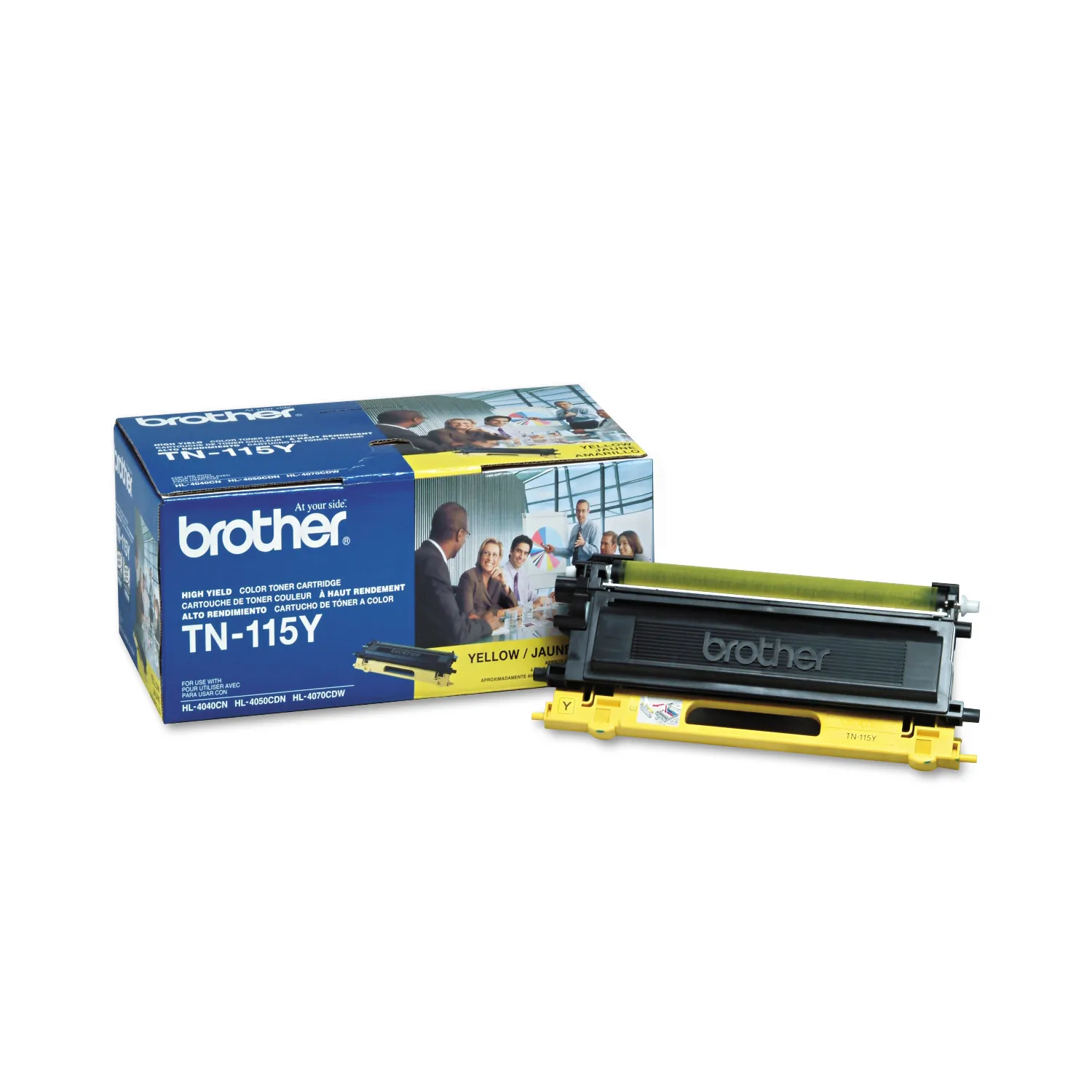 Brother TN115Y — Brother Toner, TN115Y, Yellow, 4,000 pg yield