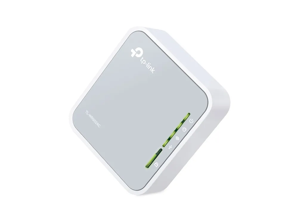 TPLINK TL-WR902AC — AC750 PORTABLE WI-FI TRAVEL ROUTER, 2.4/5GHZ, 802.11AC/B/G/N, 1 ETHERNET PORT, 1