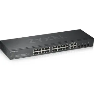 ZYXEL GS1920-24V2 — GS1920-24V2 - HYBRID NEBULAFLEX 24 PORT GBE L2 ADVANCED WEB MANAGED SWITCH + 4 G