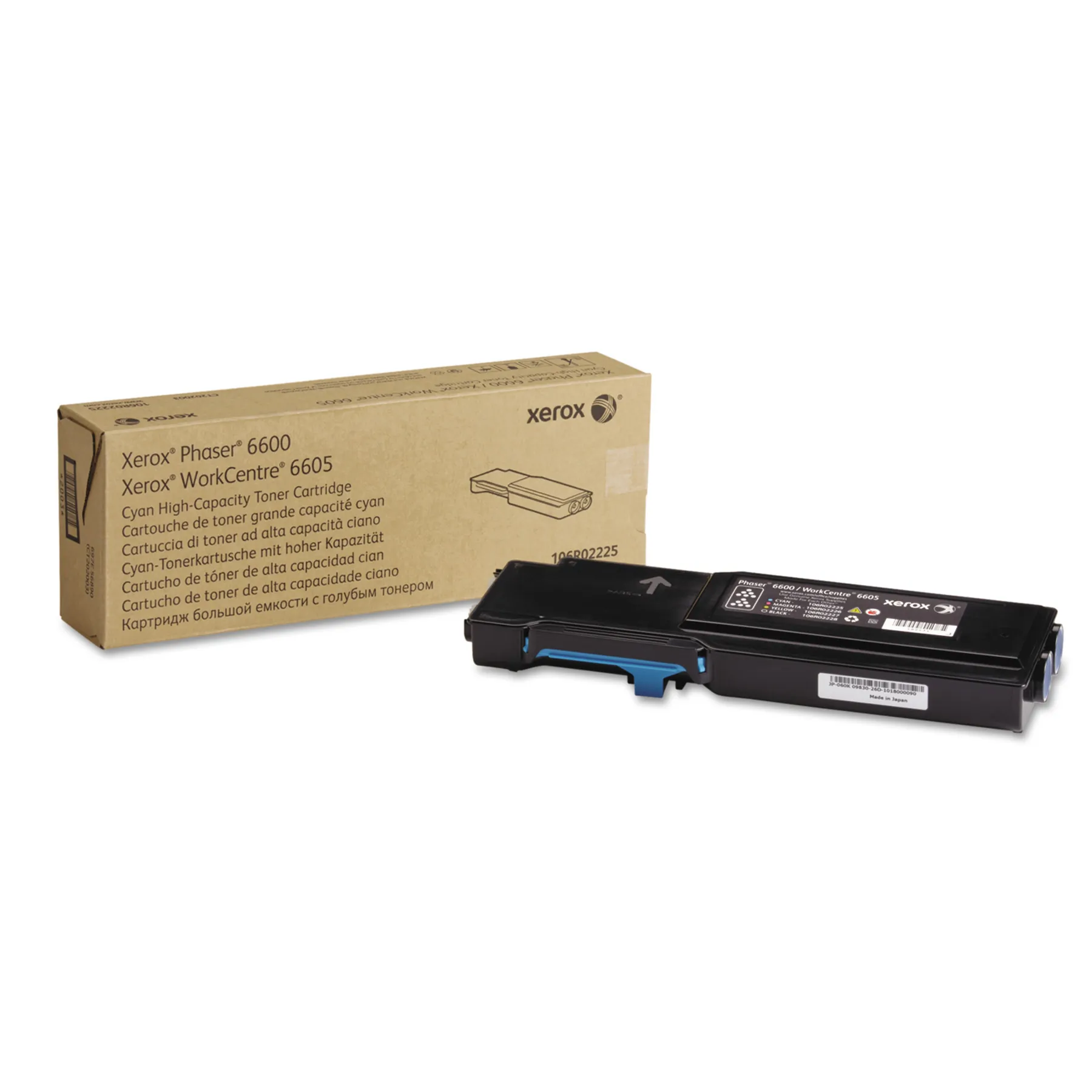 Visioneer 106R02225 — XEROX 106R02225 PHASER 6600/WORKCENTRE 6605 HIGH CAPACITY CYAN TONER CARTRIDGE -