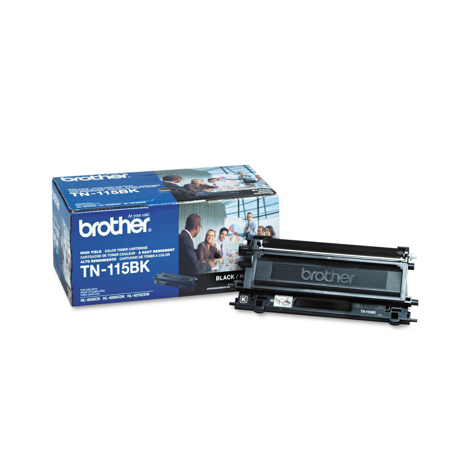 Brother TN115BK — Brother Toner, TN115BK, Black, 5,000 pg yield