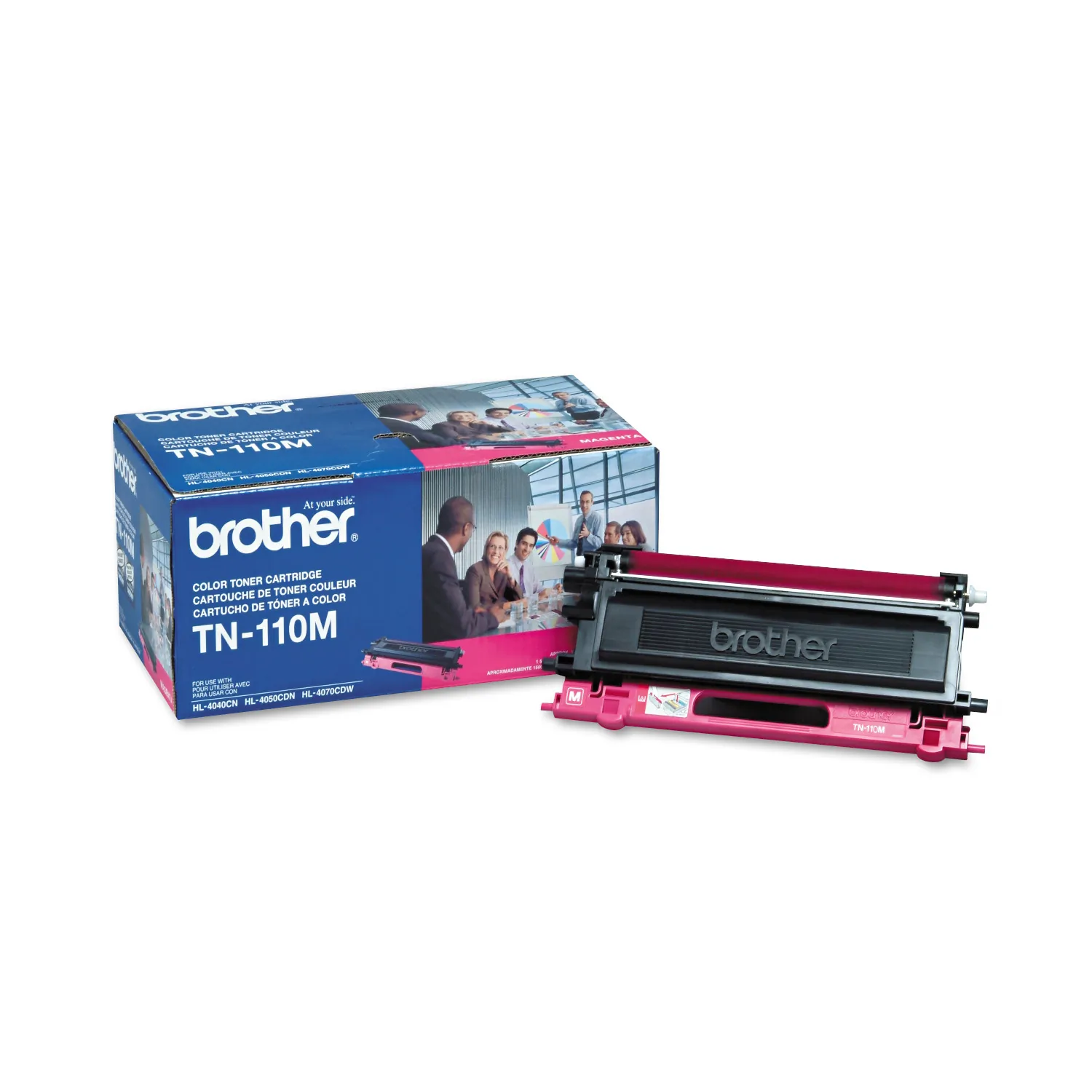 Brother TN110M — Brother TN110M Toner Cartridge - Laser - 1500 Pages - Magenta - 1 Each