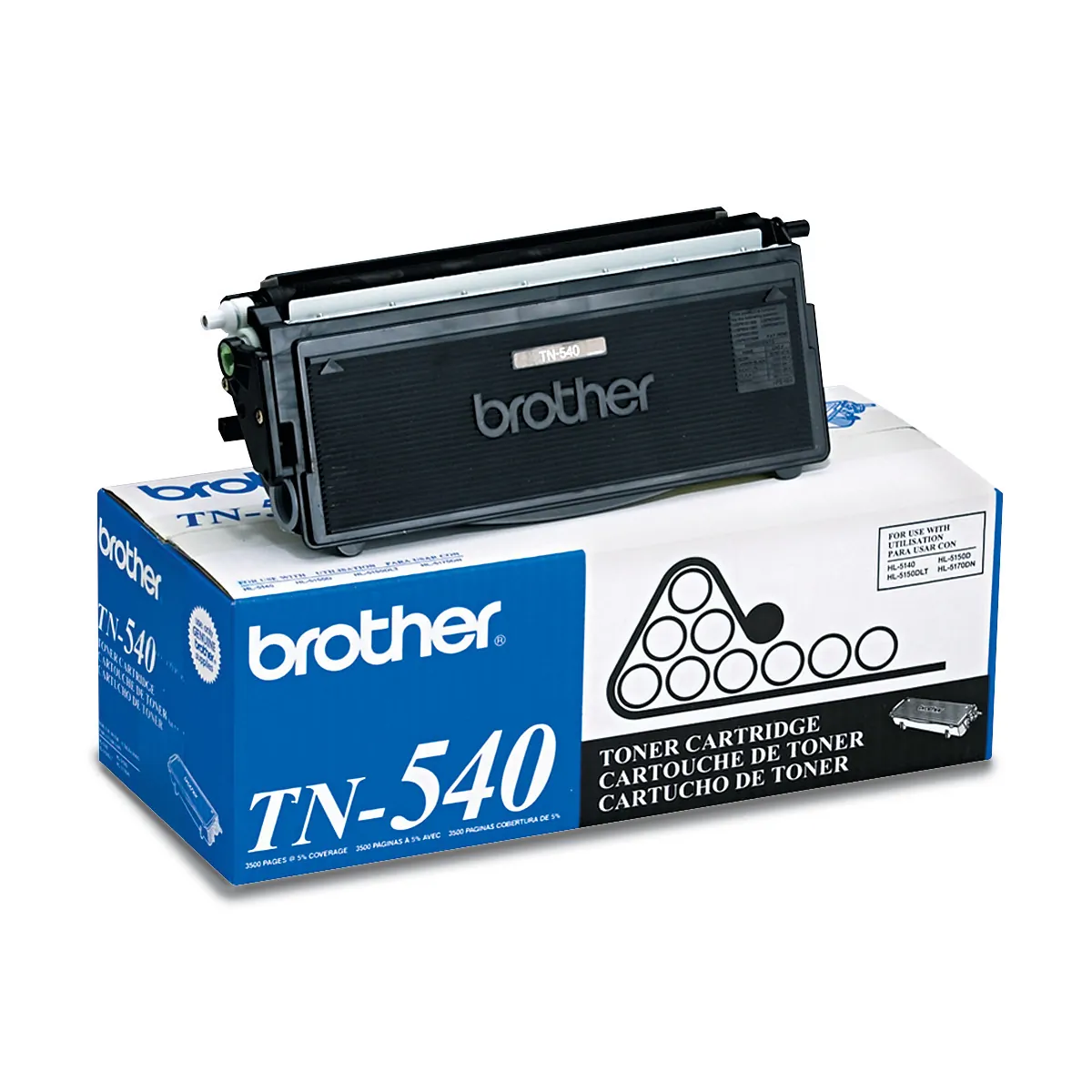 Brother TN540 — Brother TN-540 Toner Cartridge - Laser - 3500 Pages - Black - 1 Each