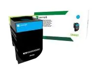 Lexmark 80C0SCG — LEXMARK 80C0SCG CYAN RETURN PROGRAM TONER CARTRIDGE TAA FOR USE IN CX310,410,510