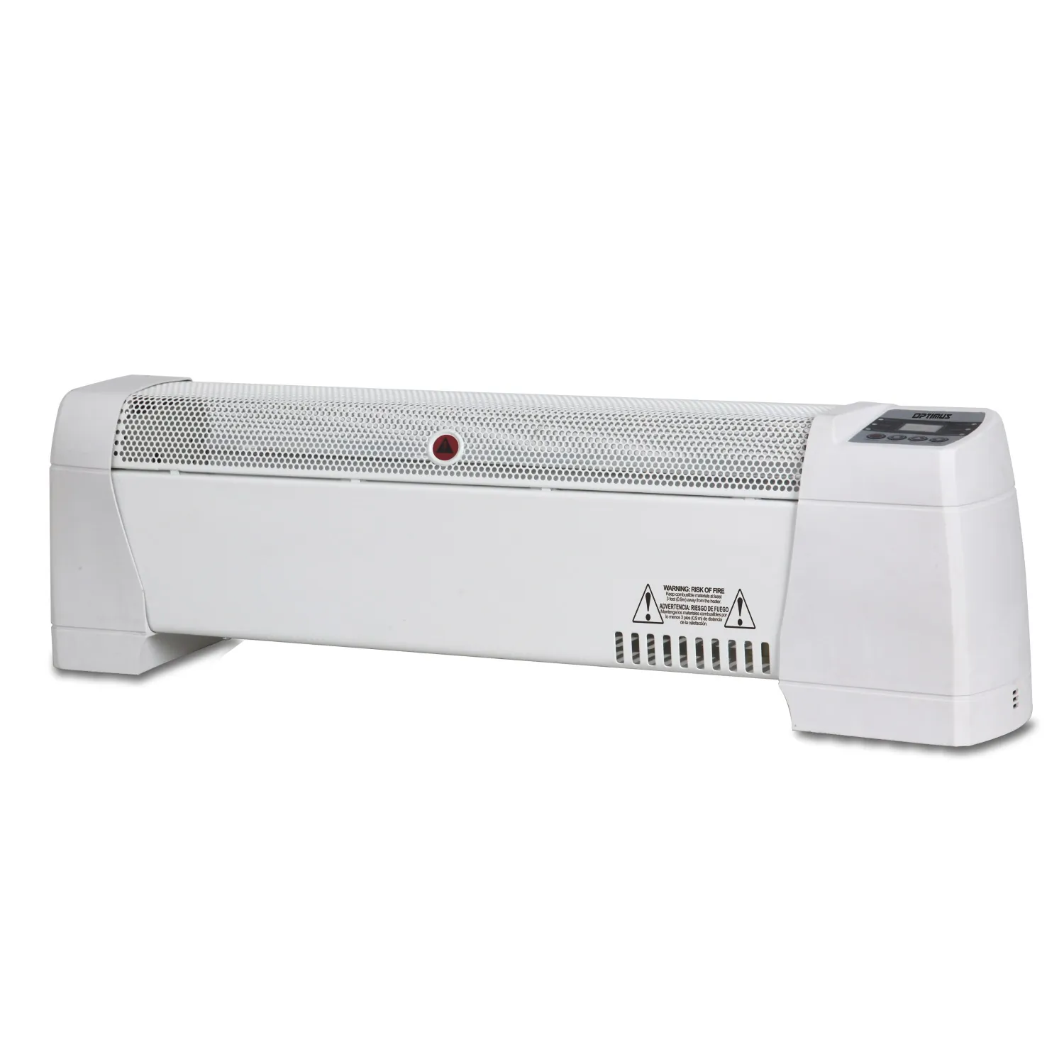 OPTIMUS H-3603 — Optimus 30 in. Baseboard Convection Heater with Digital Display and Thermostat