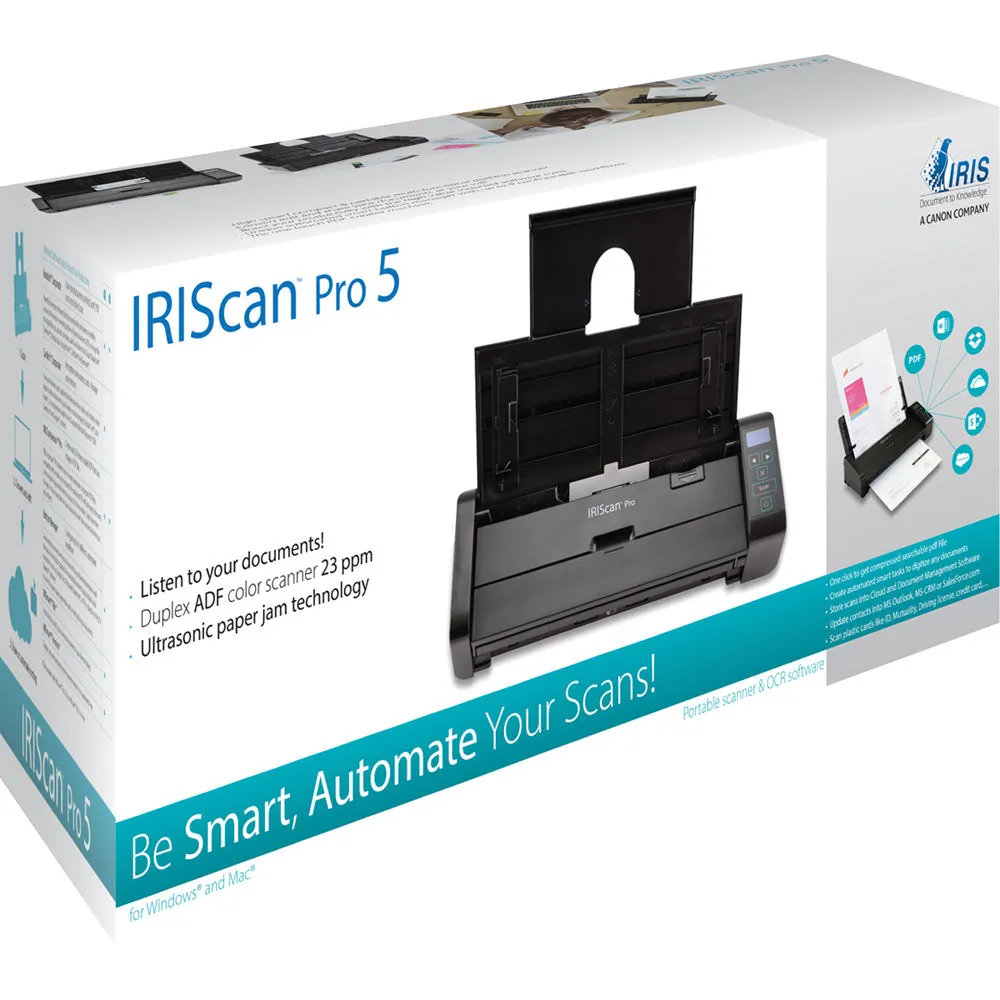IRIS 459035 — IRIScan Pro 5 Duplex Scanner