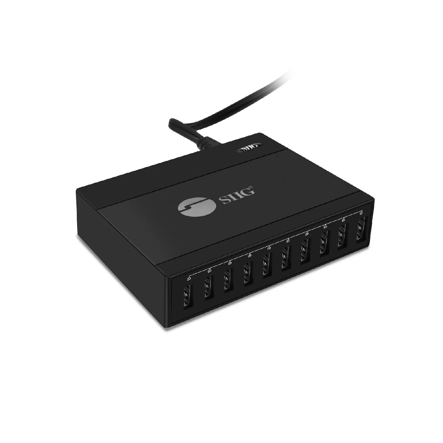 Siig AC-PW1G11-S1 — SIIG 60W 10-PORT USB CHARGER (AC-PW1G11-S1)