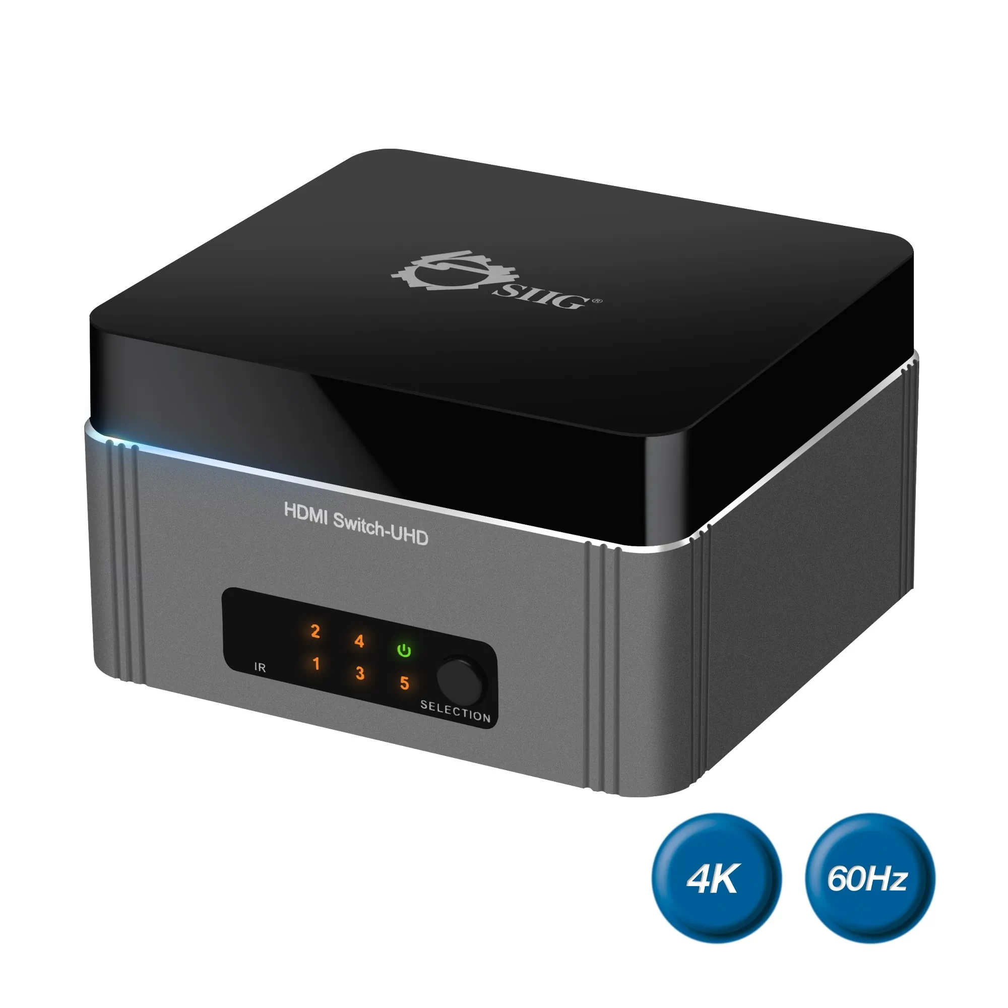 Siig CE-H22S11-S1 — 5-port HDMI 2.0 Switch