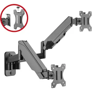 Siig CE-MT2M12-S1 — FLAT & CURVED SUPPORT SIIG CE-MT2M12-S1 MONITOR MOUNT SUPPORTS MOST STANDARD FLA