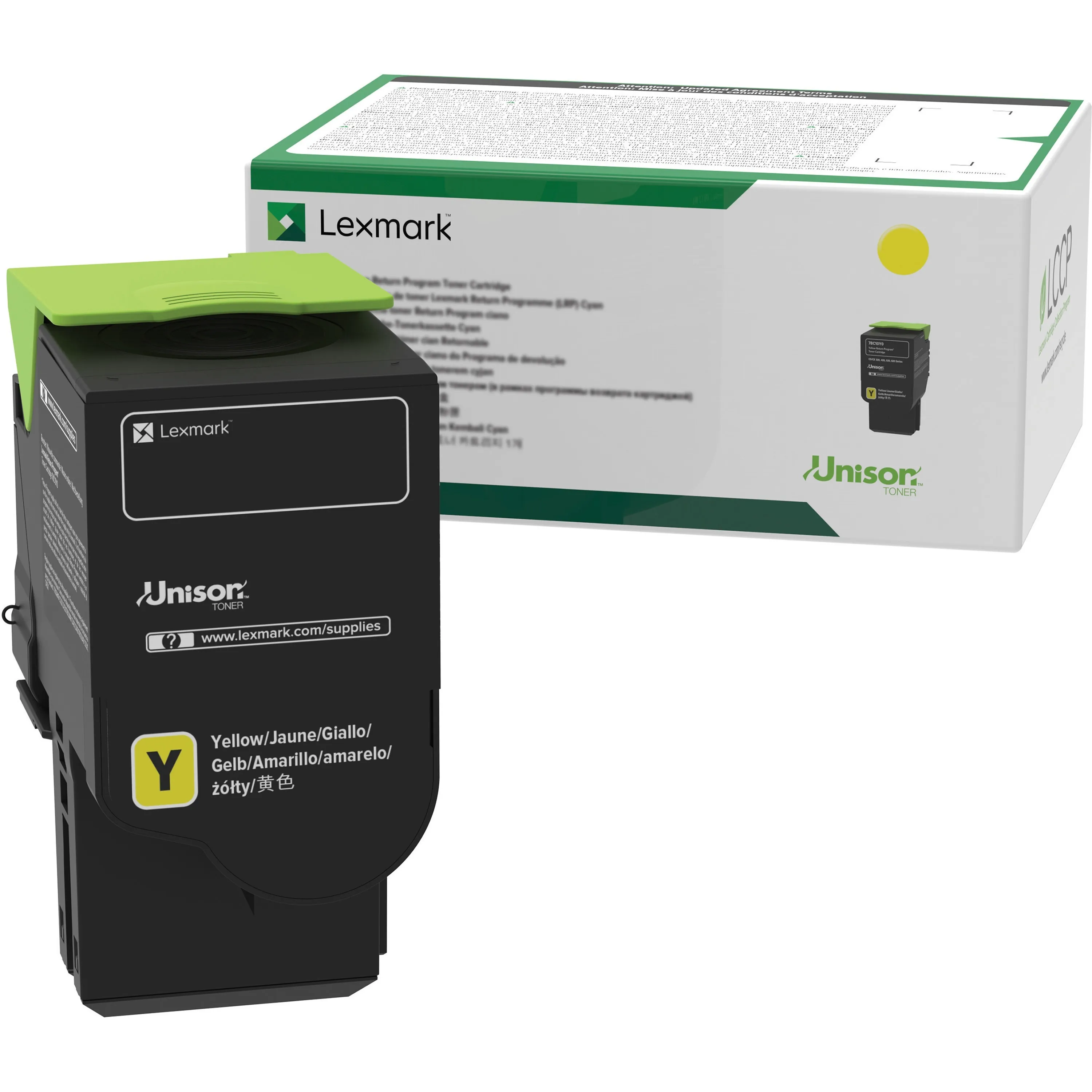 Lexmark C2310Y0 — LEXMARK C2310Y0 YELLOW RETURN PROGRAM TONER CARTRIDGE
