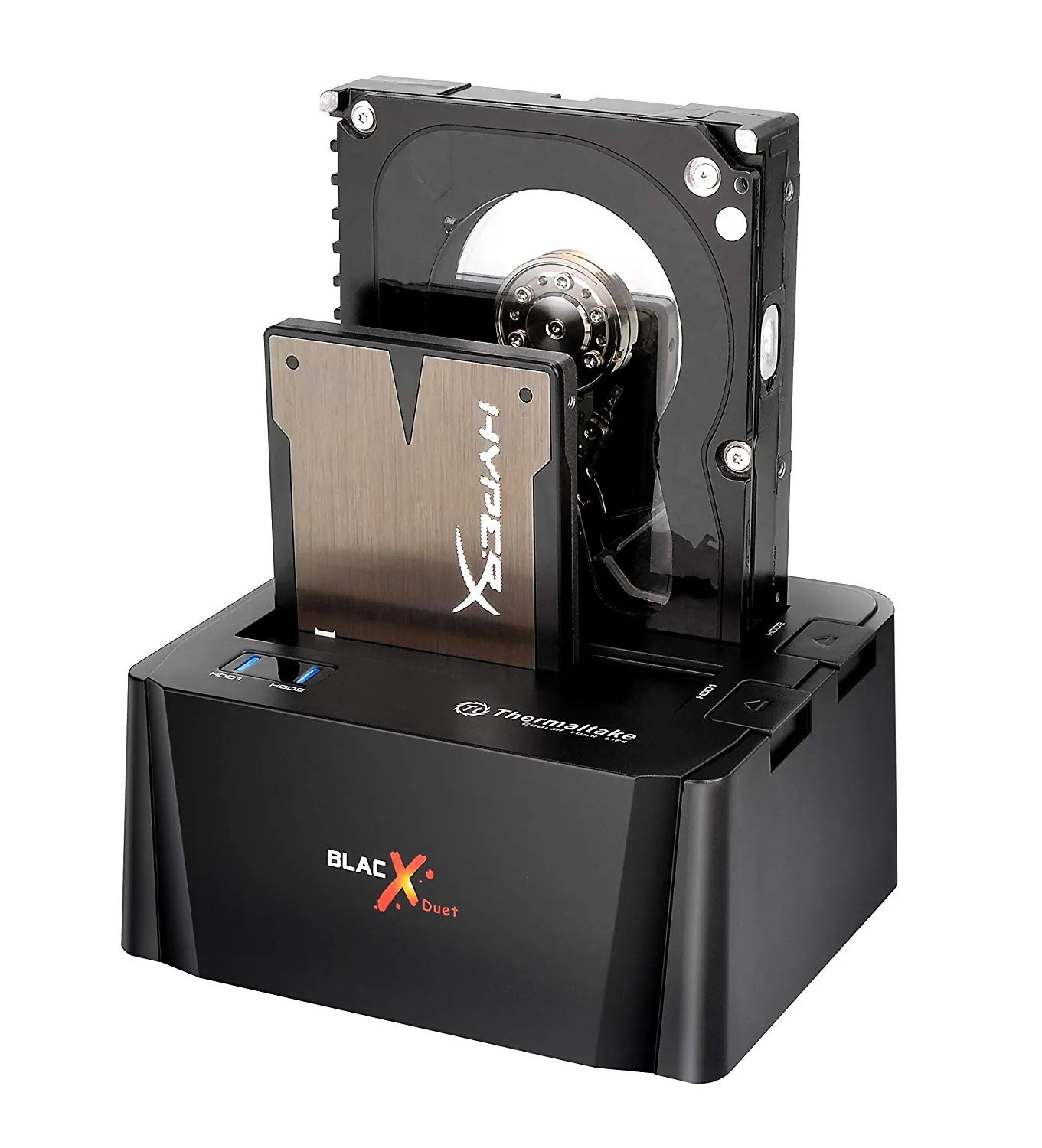 Thermaltake ST0014U-D — THE THERMALTAKE BLACX DUET DOCKING STATION PROVIDES READ AND WRITE OF TWO DRIVES