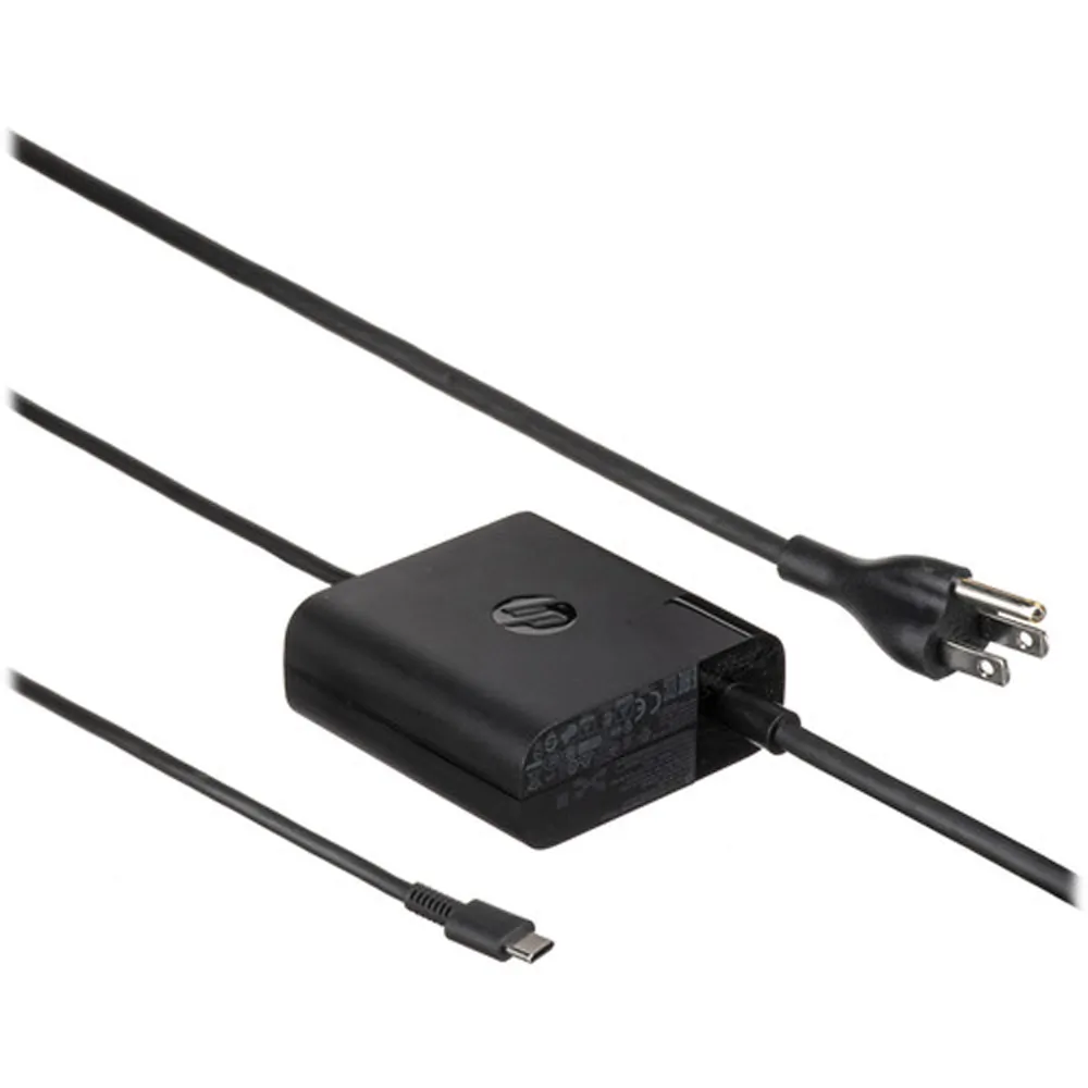 HP 1HE08AA#ABA - HP 65W USB-C Power Adapter