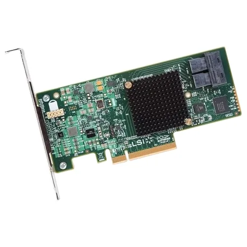 Broadcom H5-25573-00 — LSI Logic Controller Card H5-25573-00 9300-8i SGL SAS 8Port 12Gb/s PCIE3.0 HBA Brown Box