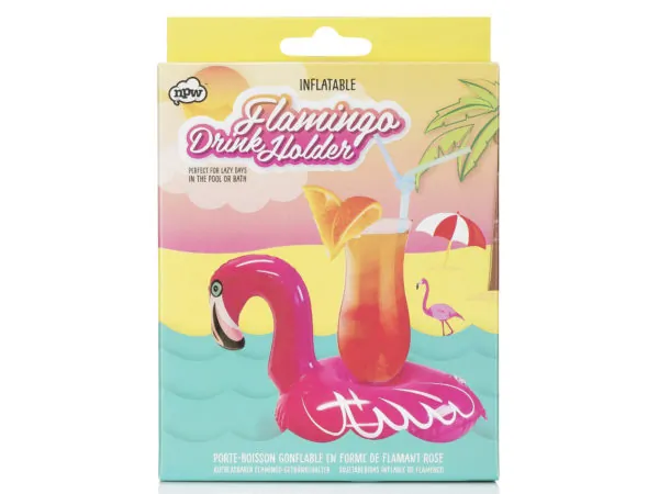bulk buys CA459 - Pink Flamingo Pool Drink Holder for Summer Fun