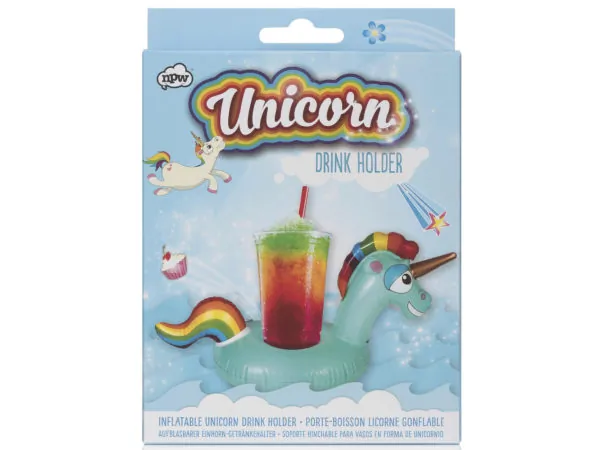 bulk buys CA461 - Magical Unicorn Inflatable Drink Holder for Pools