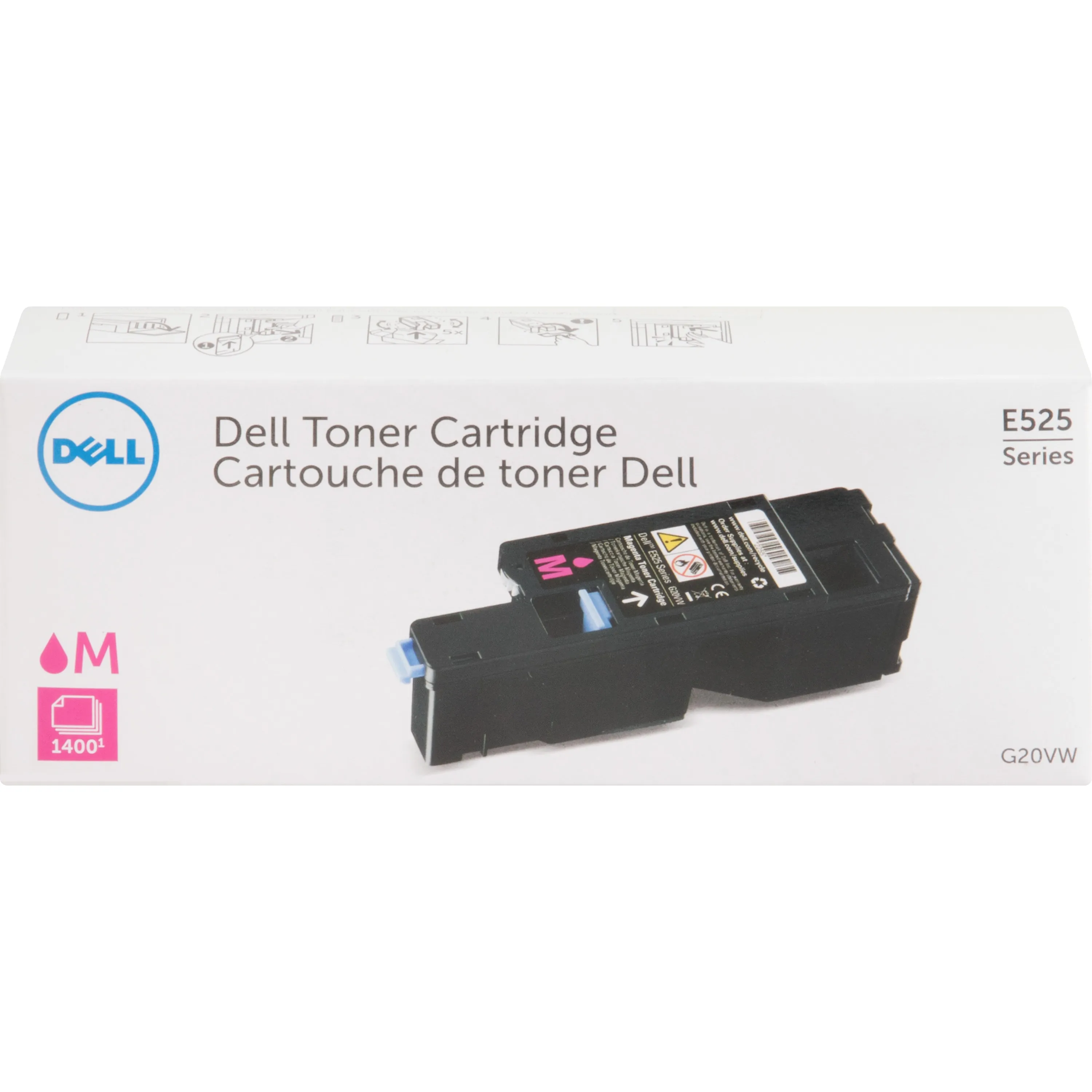 DELL G20VW — MAGENTA TONER FOR E525W PRINTER