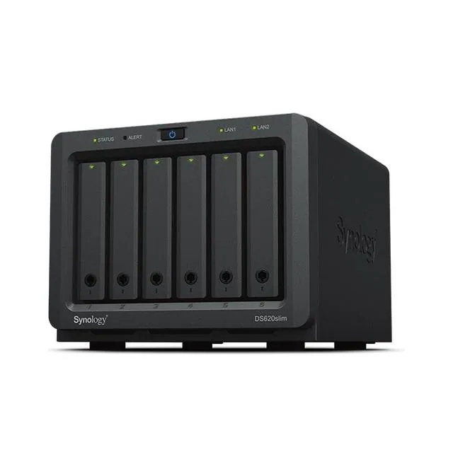Synology DS620SLIM — Synology NAS DS620slim 6 bay 2.5 (Diskless) Retail