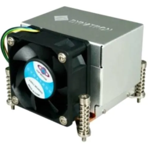 Dynatron K666 — Dynatron CPU Cooler K666 2U LGA1156/1155 Aluminum Heatsink/ Fan Retail