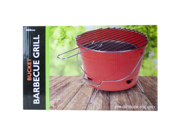 Bulk Buys UU903 — Compact Portable Bucket Grill for Outdoor Cooking