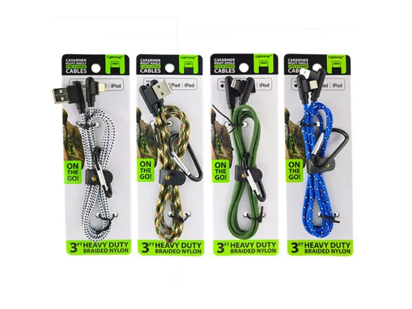 bulk buys EN655 - 3-Foot USB Type-C Braided Rapid Charge Cable