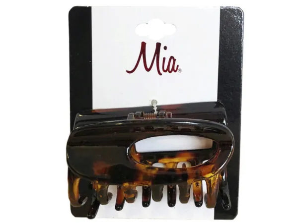 Bulk Buys KA671 — Mia Beauty Extra Large Claw Hair Clip - Durable & Stylish