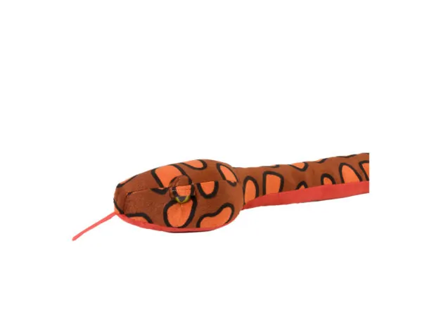 bulk buys DD423 - Wild Republic Large Plush Rainbow Snake - Big Head Design