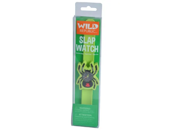 bulk buys DD413 - Wild Republic Spider Slap Watch - Fun & Unique Timepiece