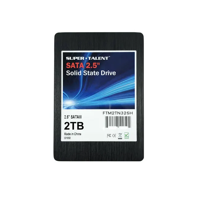 Super Talent FTM2TN325H — Super Talent TeraNova 2TB 2.5 inch SATA3 Solid State Drive (3D TLC)