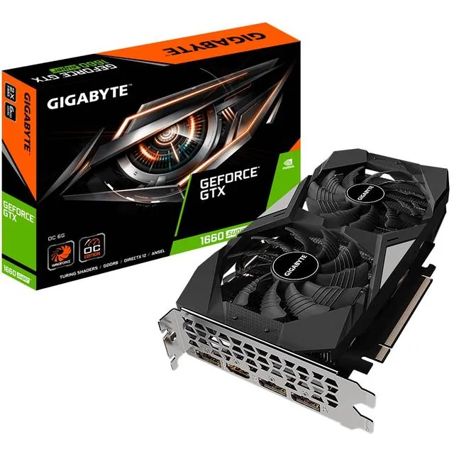 GIGABYTE GV-N166SOC-6GD — Gigabyte GeForce GTX 1660 Super 6GB Graphics Card