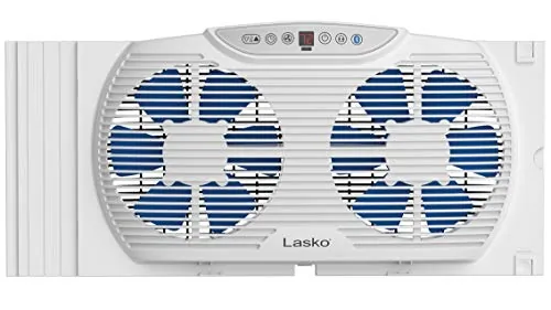 Lasko W09560 — Smart Twin Window Fan with Bluetooth Control