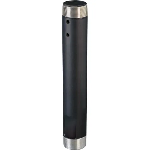 Chief CMS012 — FIXED EXTENSION COLUMN - ALUMINUM - BLACK - ALUMINUM EXTENSION COLUMN FEATURES E