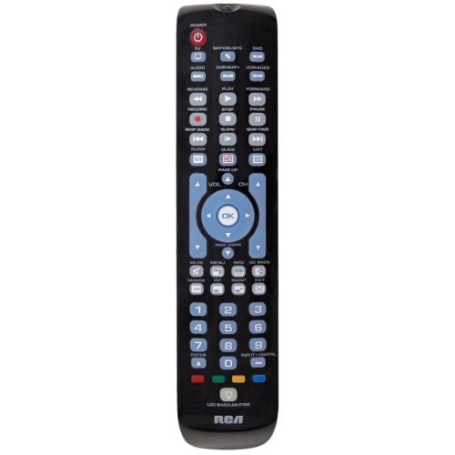 VOXX RCRN06GR - RCA RCRN06GR 6-Device Green Backlit Universal Remote
