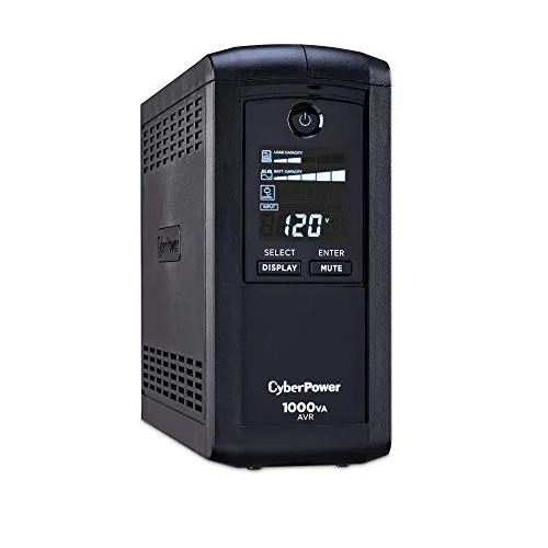 CyberPower CP1000AVRLCD - Cyberpower 9-outlet Intelligent Lcd Ups System (1,000va And 
