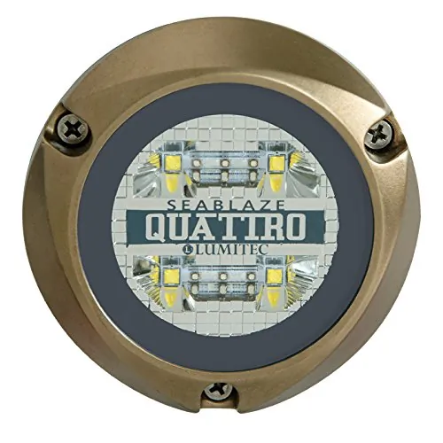 Lumitec 101511 — Lumitec SeaBlaze Quattro Dual Color Underwater Light