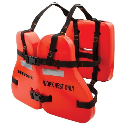 Kent Sporting Goods 151200-200-004-13 — Kent High Visibility Vinyl Work Vest for Water Safety