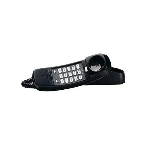 AT&T ATTML210B — AT&T Trimline 210-BK Standard Phone - Black - 1 x Phone Line - Hearing Aid Compatible