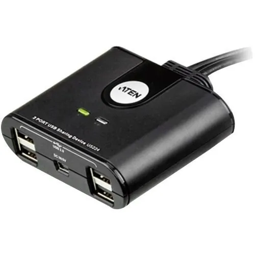 Aten Technologies US224 — 2-PORT USB 2.0 SHARE HUB FOR 4 COMPUTERS