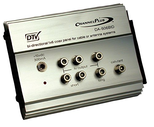 CHANNEL PLUS DA506BID - ChannelPlus(R) DA506BID RF Amp (Full RF spectrum; 6 Outputs)