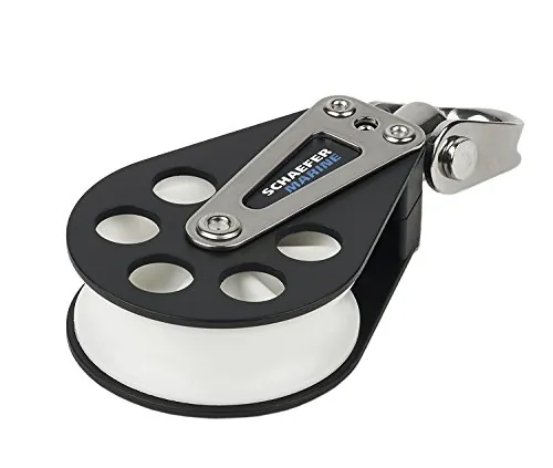 Schaefer Marine 704-05 — Schaefer Single Aluminum Block - 60mm Sheave