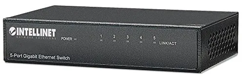 INTELLINET NETWORK SOLUTIONS 530378 — 5 PORT GIGABIT ETHERNET SWITCH