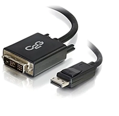 C2G 54330 — ADAPTER CABLE - DISPLAYPORT LEFT CONNECTOR - MALE LEFT GENDER - DVI-D RIGHT CONN