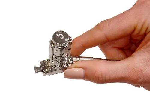 NOBLE SECURITY TZ07T — NOBLE WEDGE RESETTABLE  COMBINATION LOCK WITH CABLE TRAP AND STORAGE POUCH, TAA