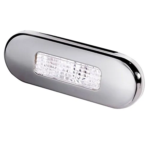 Hella Marine CW65434 — Hella Marine Oblong LED Courtesy Lamp - Stainless Steel Bezel