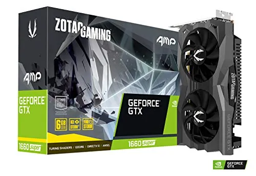 ZOTAC ZT-T16620D-10M - ZOTAC GeForce RTX 1660 SUPER AMP 6GB GDDR6 Graphics Card