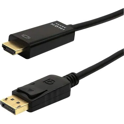 4XEM 4XDPHDMI3FT4K — 3FT DisplayPort to HDMI Cable - 4K 60Hz