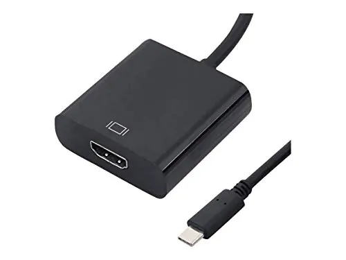 4XEM 4XUSBCHDMIAB — 10-Inch USB-C to HDMI Video Adapter - Black