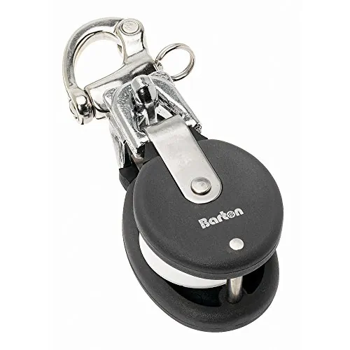 Barton Marine 90 401 — Barton Marine Medium Snatch Block w/Stainless Snap Shackle