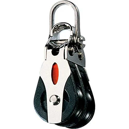 Ronstan RF20202 — Ronstan Series 20 Ball Bearing Block - Double - 2-Axis Shackle Head