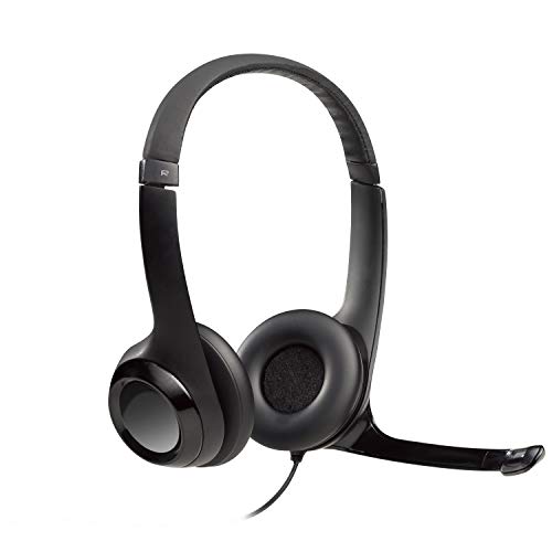 Logitech 981-000014 - Logitech H390 Wired Headset, Stereo Headphones with Noise-Ca