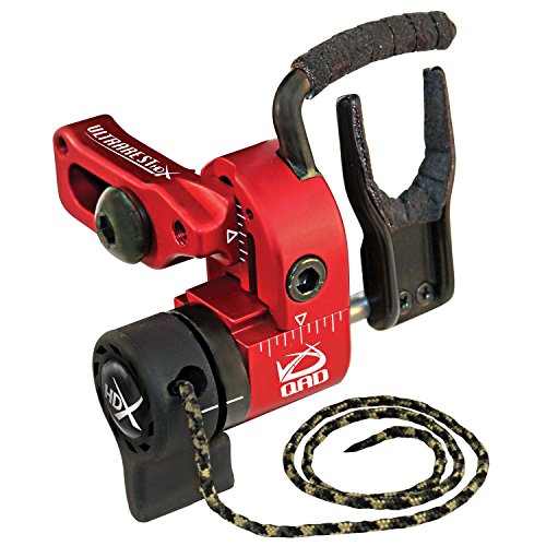 Quality Archery Designs UHXRD-L - QAD Ultra-Rest HDX Left Hand Red